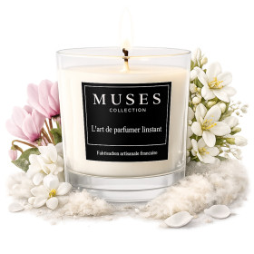 Bougie parfumée Velours Blanc 200g