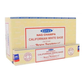 Encens Satya Californian Sauge Blanche &ndash; Encens indien naturel purification et harmonie
