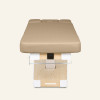 Table de massage électrique Nuuna S3 Up Beige - 3 moteurs