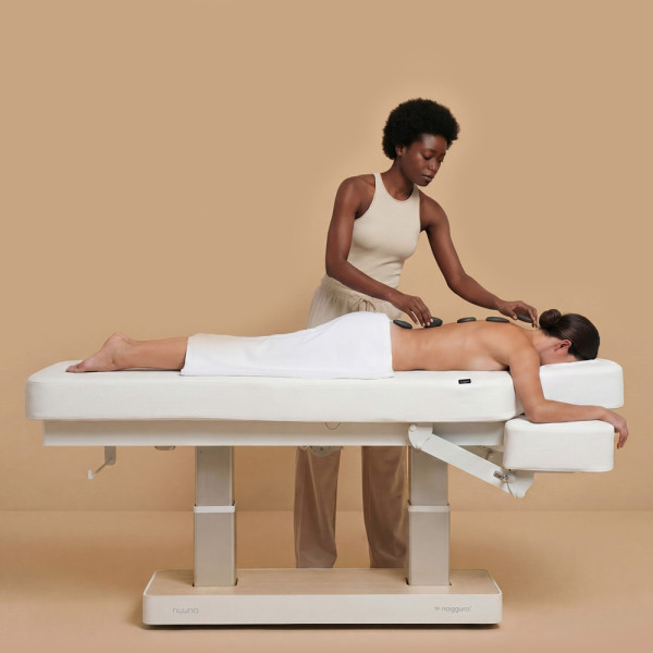 Table de massage électrique Nuuna S3 Up Blanc - 3 moteurs