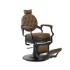 Fauteuil barbier Buzz Black cuir vieilli