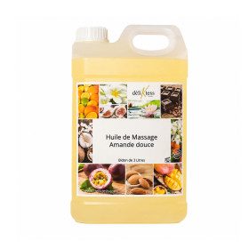 Huile de Massage &agrave; l'Amande Douce 3 Litres