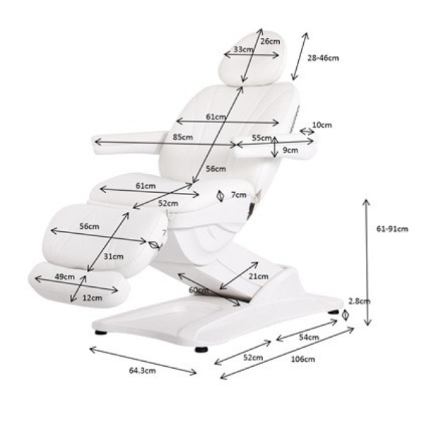 Fauteuil de soins Gir 4 moteurs