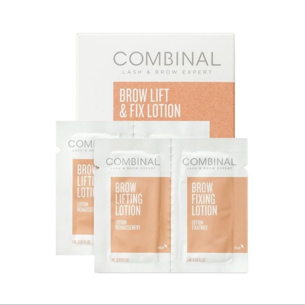 Lotions Monodoses Brow Lift Combinal – Recharge 10 doubles sachets pour rehaussement des sourcils