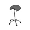 Tabouret Ergonomique ORGANIC Gris – Assise Selle Réglable Professionnelle