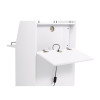 Guéridon Esthétique SPIN – Meuble Professionnel à 3 Étagères en Verre
