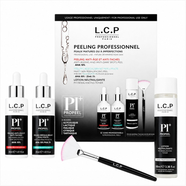 Coffret 2 Peelings Visage + Lotion Neutralisante L.C.P