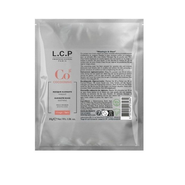 Masque Alginate Apaisant L.C.P 30 g – Soin Professionnel Peaux Sensibles