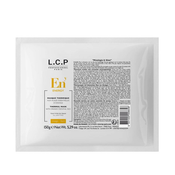 Masque Thermique aux Huiles Essentielles d'Orange L.C.P – Booster de Pénétration des Actifs