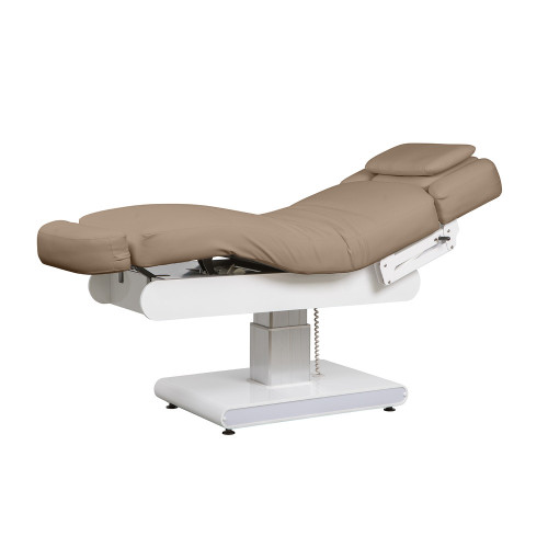 Table de massage électrique Leus Beige 3 moteurs Chauffante – Finition bois