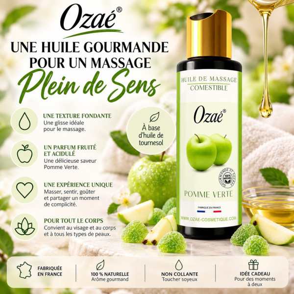 Un moment de complicité avec Ozaé à la pomme verte