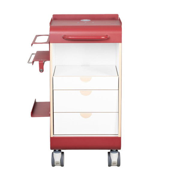 Chariot Multifonction Hap+ Rouge Bordeaux | MFB Provence